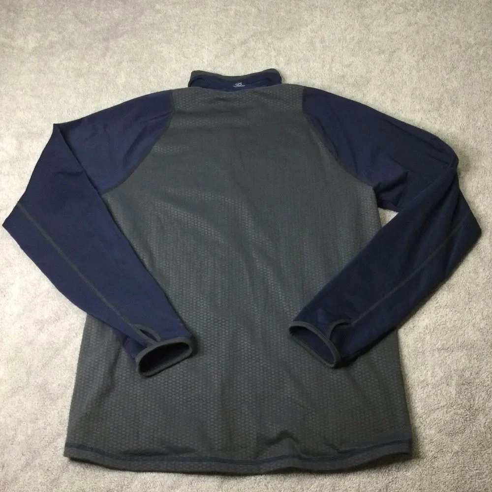 North Face Long Sleeve 1/4 Zip Pullover‎ Mens M Flight Series VaporWick Blue